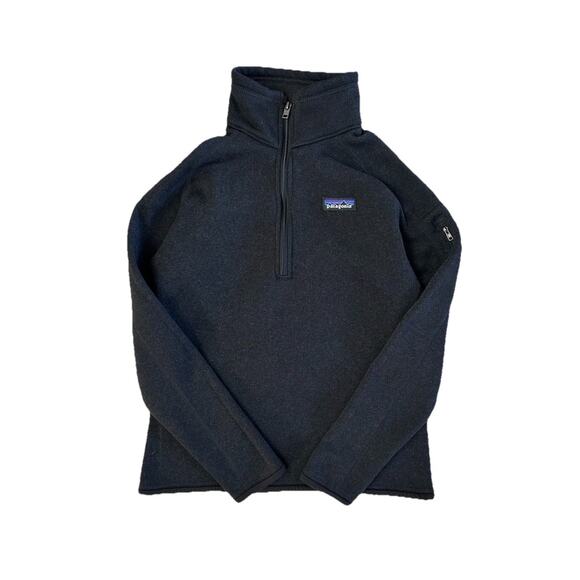 Patagonia Better Sweater Black Pullover Jacket Quarter Zip Women’s S Outdoors - Picture 4 of 8